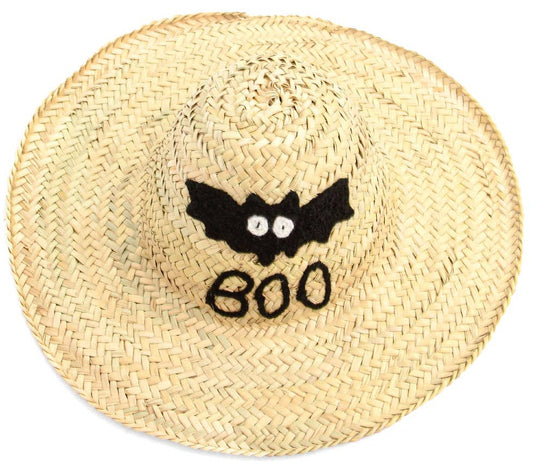 Personalized Handmade Halloween Straw Hat - berberlifeshop