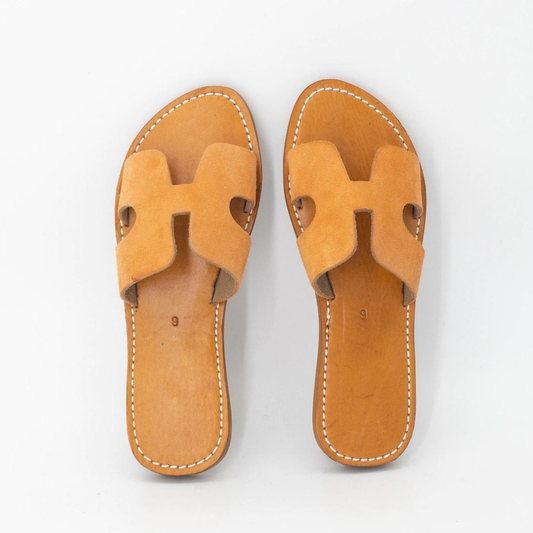 Moroccan Designer leather women Sandals - berberlifeshop