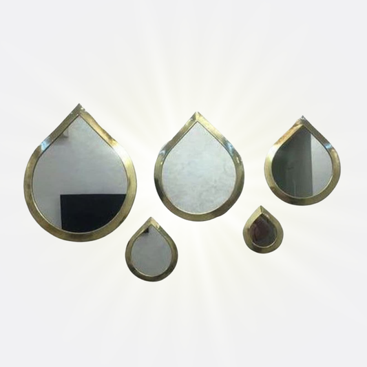 Set of 4 Copper Eye-shaped Mirror - berberlifeshop