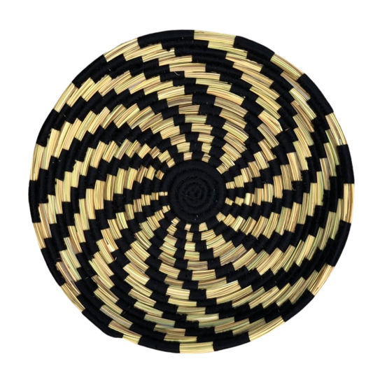 Sustainable Spiral Hand-woven Rattan Basket Bowls - berberlifeshop