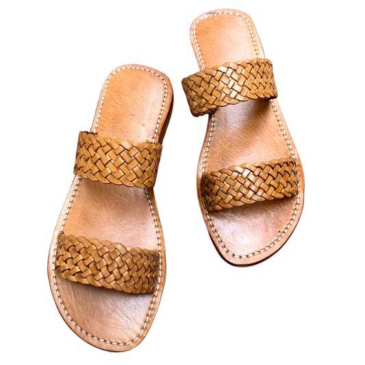 Moroccan leather sandals, Summer shoes 100% HANDMADE - berberlifeshop